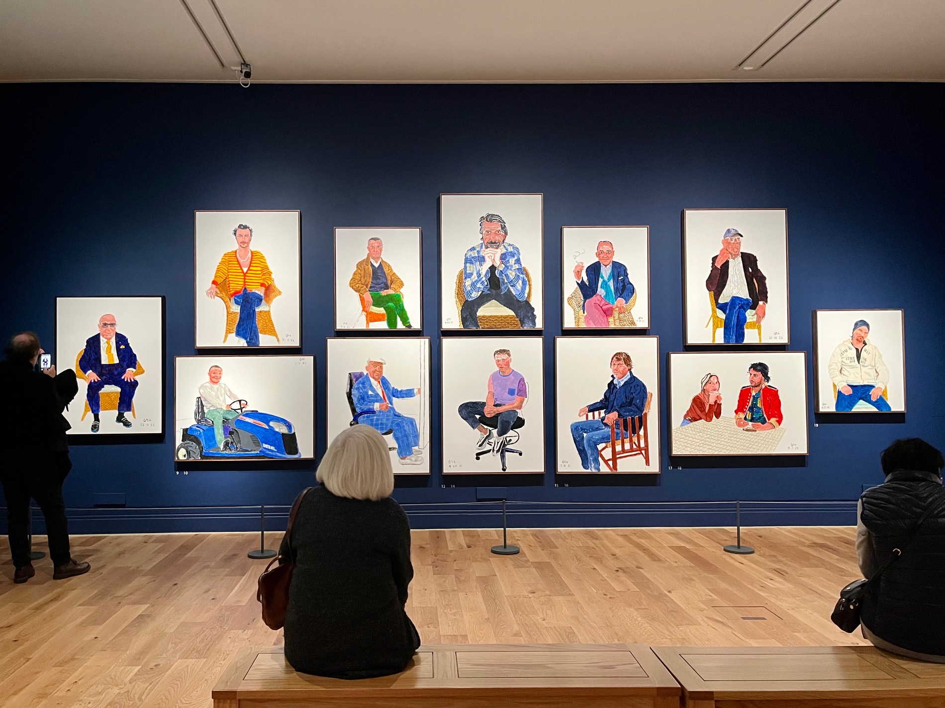 David Hokney exhibition at NPG for Il Circolo blog