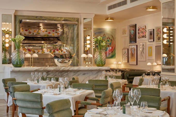 Art Club and French Club lunch at the Langan's Brasserie