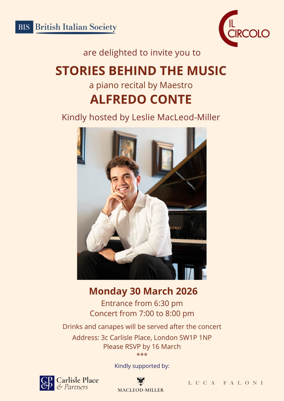 Stories Behind the Music - Piano recital by Maestro Alfredo Conte