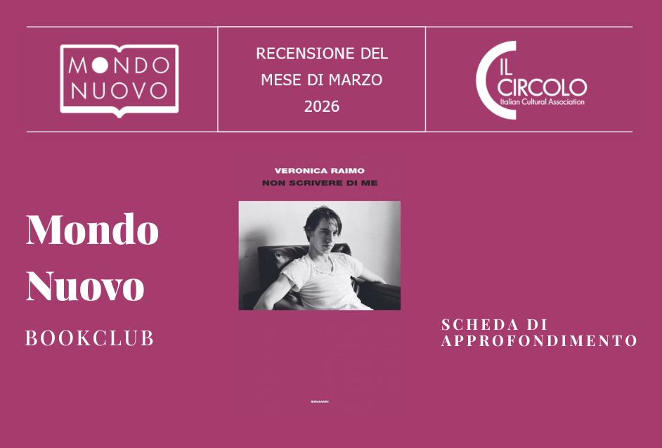 Non Scrivere di me - Veronica Raimo -Mondo Nuovo per Il Circolo Blog